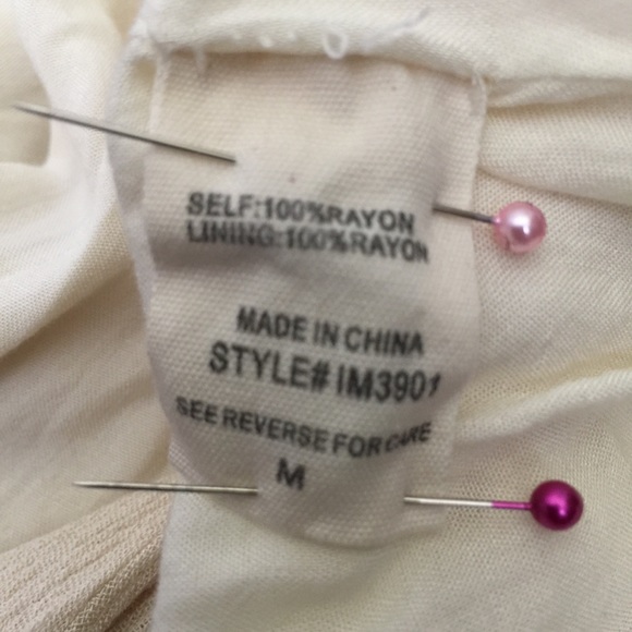 Illa Illa Ivory Gauze Halter Maxi Dress Medium - Picture 5 of 8